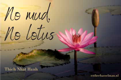 no mud no lotus - de metafoor van de lotusbloem