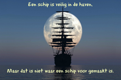 9 verslavingen - vind de moed om het onbekende en onzekere tegemoet te varen
